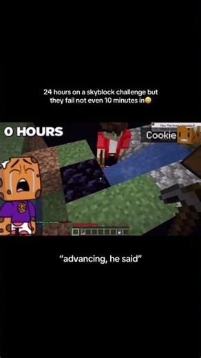 Quickest Minecraft challenge ever! ‪@aCookieGod‬ #acookiegod #minecraft #foryou #brookie #gaming #hi