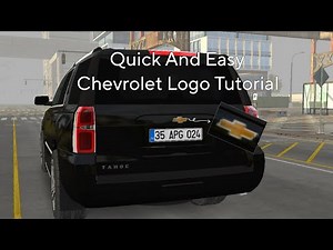 Quick And Easy Chevrolet Logo Tutorial In Car Parking!! /Chevrolet Tahoe
