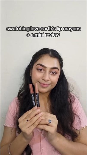 love earth's lip crayon juniper and coffee rose (swatches + a mini review)