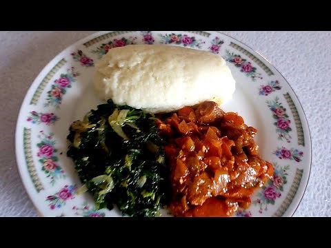 How to Cook Mealie Pap - Phaleche Recipe (Botswana Recipe)