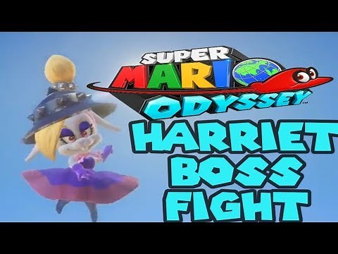 Super Mario Odyssey Harriet Boss Fight (Full Boss Battle)
