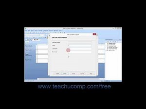 Crystal Reports 2013 Tutorial SAP Info Sets Business Objects Training
