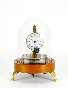 Mystery Briggs Rotary Conical Pendulum Glass Dome Flying Ball Clock | eBay