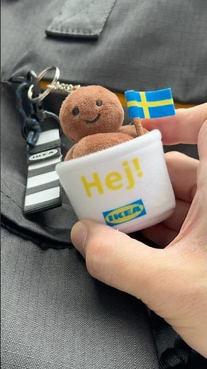 IKEA Swedish Meatballs Plush Keychain! #ikea