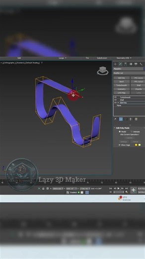 How to Show/Hide the Cage in 3ds Max. #3d #3dsmax #3dmodeling