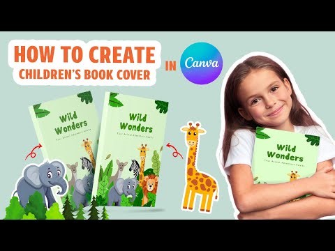 How to Make Book Cover Design for AMAZON KDP on CANVA🩷A Guide to Create Covers for Books EASY+FAST!