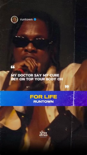 Runtown - For Life (Lyrics)
