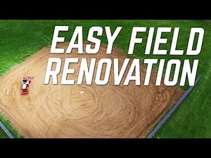 Renovating an Overgrown Baseball Field With Tractor