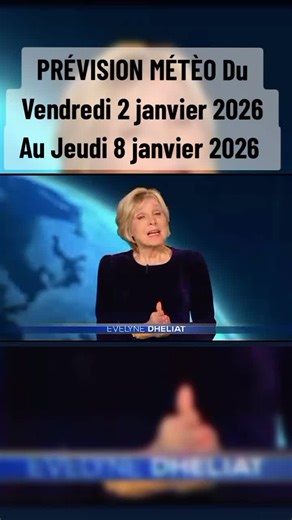 Prévisions météo en France : 2 au 8 janvier 2026