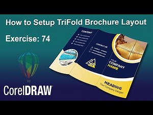 how to design in corel draw 2021 | Brochure in Corel Draw Exercise No. 74 | YN Tutor