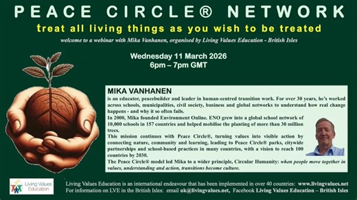 LVEBI 260311 Mika Vanhanen: PEACE CIRCLE NETWORK | Values-based Education