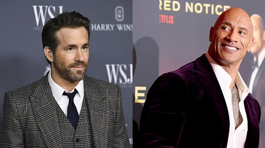 What movies have Dwayne Johnson and Ryan Reynolds done together?