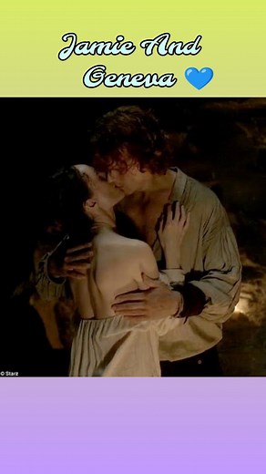 Lady Geneva didn't hold back... 💙✨ [OUTLANDER] . . . . #outlander #claireandjamie #romanticmoment #oveatfirstsight #emotionalscene . . . . . . @samheughan | Emmy Ninama