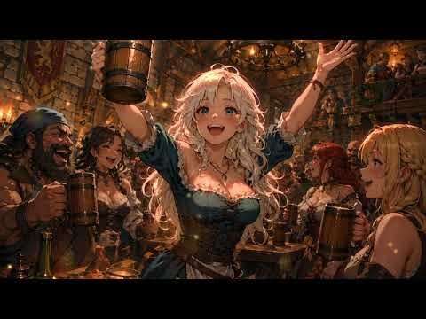 Cozy Medieval Tavern – Celtic Bard Music & Warm Hearth Ambience