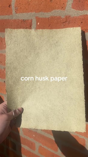 Creating Handmade Paper from Corn Husks