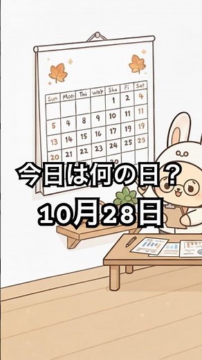 今日は何の日？10月28日