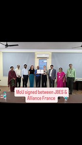PARTNERSHIP FOR PROGRESS! We're thrilled to announce the signing of a Memorandum of Understanding (MoU) between JB Educational Society (JBES) and Alliance Française! This strategic partnership aims to promote cultural exchange, academic collaboration, and skill development between India and France. The MoU was signed on 3 December 2924 in the presence of Director of JBES and Director JBES, principal JBIET, BPC, Bec and BLC, Director Corporate Training & Dean Admin, JBIET We look forward to a fru