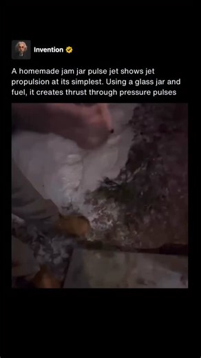 Invention | A jam jar pulse jet is a crude demonstration of pulse jet propulsion, the same basic principle used in early engines like those from World... | Instagram