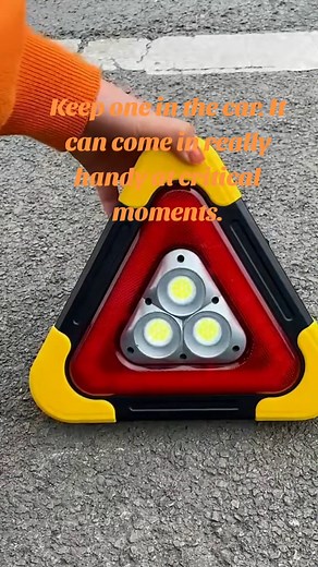 Essential Car Safety Gear: Triangle Warning Sign