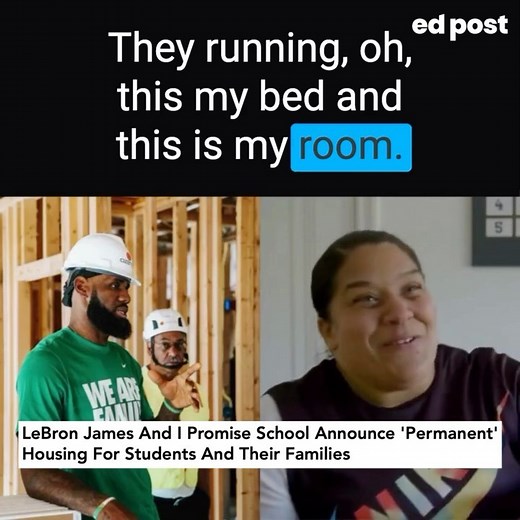 @kingjames , the unstoppable force both on and off the court, has once again teamed up with the @ipromiseschool to make an extraordinary announcement that will change the lives of countless students and their families. 🏀🏠 In a groundbreaking move, #LeBronJames and the #IPromiseSchool have committed to offering ‘permanent’ housing to those in need. This transformative initiative goes beyond temporary solutions, providing long-term stability and security for students and their families who have 
