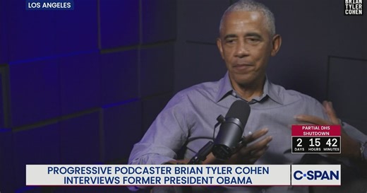 Former Pres. Obama Interview with Progressive Podcaster Brian Tyler Cohen