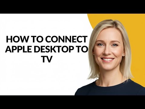 How to Connect Apple Desktop to Tv - Julia'sTutorials