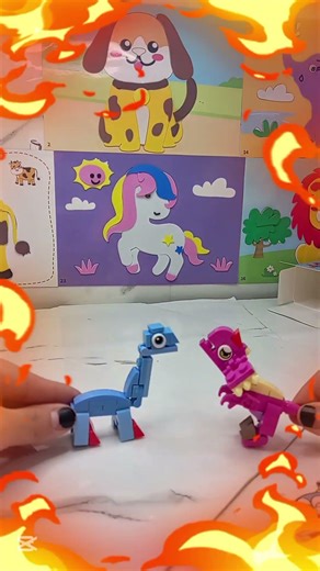 Who Wins? 🦕🆚🦖 LEGO Dino Battle#shorts