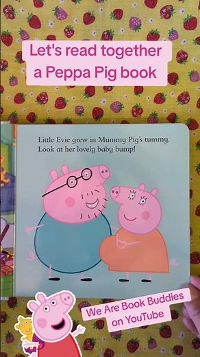 Let's read together a Peppa Pig book. Evie 🍼🩷