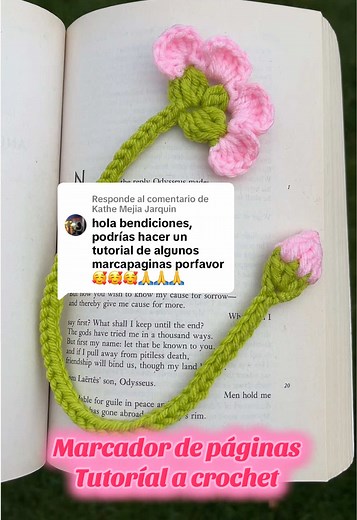 Marcador de Páginas: Tutorial a Crochet