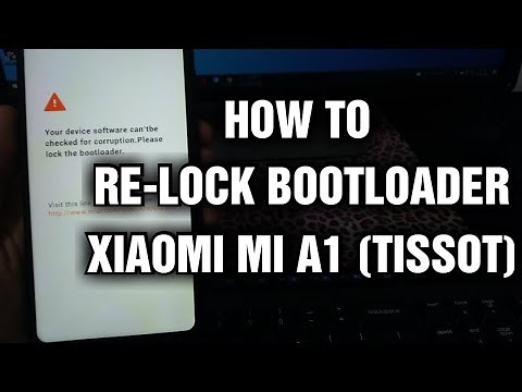 Cara Re-Lock Bootloader Xiaomi Mi A1 (Android One)