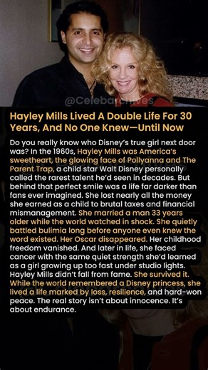 Hayley Mills Lived A Double Life For 30 Years, And No One Knew—Until Now $#shorts
