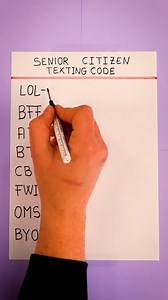 7.7K views · 22 reactions | Meaning of Senior Citizon Texting Code | Pixel Pop | Facebook
