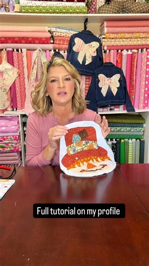 Scarecrow appliqué sweatshirt • Be sure to follow • Full step by step sewing tutorial on my profile 🥰🥰 #tamijones #sewing #beginnersewing #diy #crafty | Tami Jones • Hometown Quilt Company, LLC