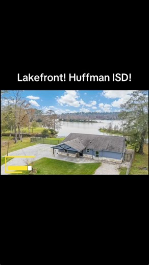 Lakefront Property for Sale in Huffman, TX