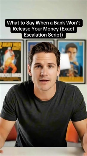 Banks don’t move fast when you wait — they move when you escalate correctly. If your money didn’t come back after a hold expired, this is how to shift the conversation so the rules actually apply. Save this before your next call, and comment SCRIPT to get the exact wording. #BankEscalation #AuthorizationHold #MoneyMissing #BankingExplained #BankingExposed