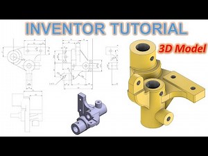 Inventor 2022 Tutorial #238 | 3D Model Advanced Design