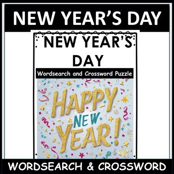 New Year's Day Word Search Crossword | Puzzles | Middle School | January