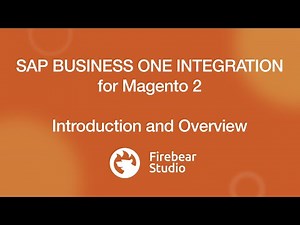 SAP Business One Connector for Magento 2 - Overview