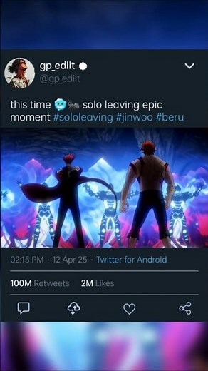 Solo Leveling EPIC MOMENT! 😱 Ant King Beru vs Jin-Woo - S-Rank Battle ⚔️ #SoloLevelingEdit #beru