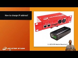 Ethernet/Network configuration of computers and pixel LED controllers