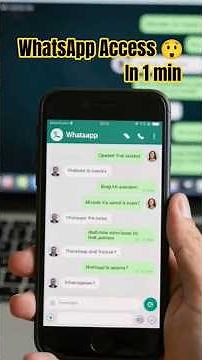 📱#WhatsApp Spy? WhatsApp Access Android to Laptop/Tab