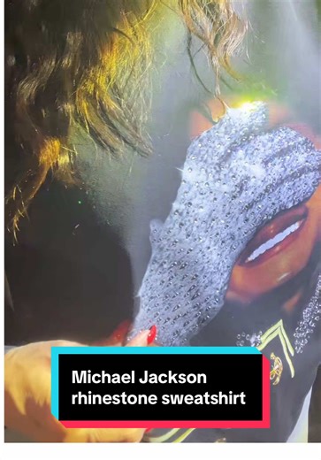 Michael Jackson Rhinestone Sweatshirt Sparkle!