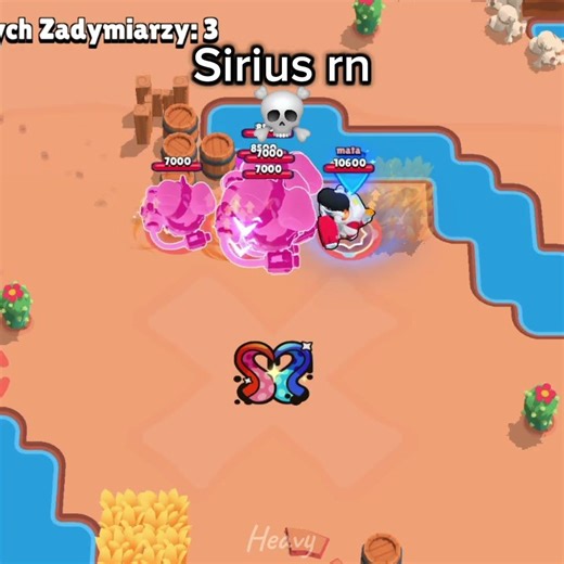 sirius is broken rn! #update #brawlstars #broken #meme