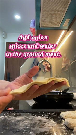 Crispy & Juicy Chebureki! 🥟 Braid Folding Hack #chebureki #cookinghacks #streetfood