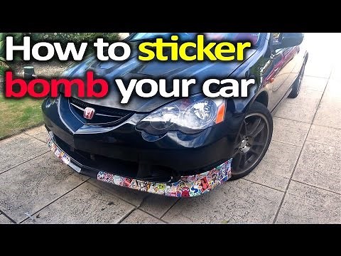 How to sticker bomb your car