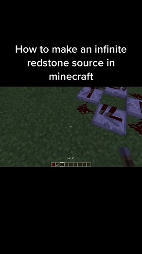 This is how to make an infinite redstone source in minecraft. #Minecraft #tips #help #gaming #fyp #foryoupage #HelloFall #ClosetTour | Streaming 4