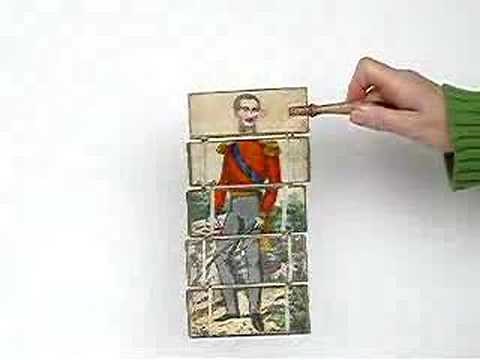 Jacob's ladder optical illusion toy