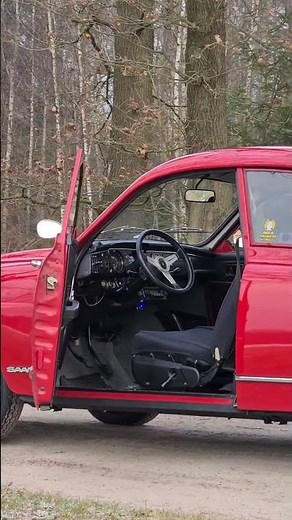 Driving a full restored 1971 Saab 96
