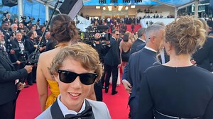 On the red carpet or in scenes with stars: Wilmington actor Banks Repeta plays it cool