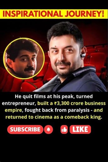 The Powerful Comeback of Arvind Swamy 💥 Never Give Up #shortsfeed #shortvideo #shorts #tamilcinema